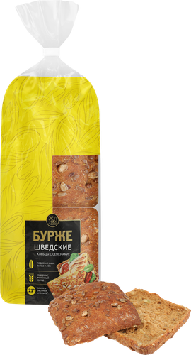 Хлебцы БУРЖЕ шведские с семенами, 280г, изображение