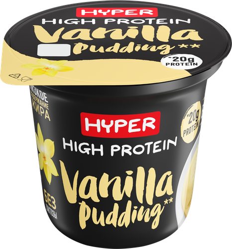 Пудинг EHRMANN High Protein обогащенный белком&nbsp;со вкусом ванили 1,5%, 200г, вид