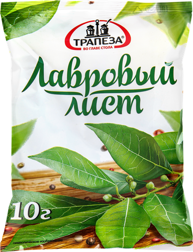 Лавровый лист ТРАПЕЗА, 10г, вид