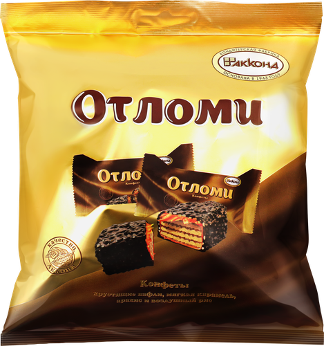 Конфеты АККОНД Отломи, 200г, вид