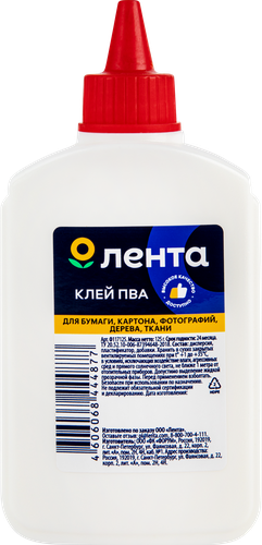 Клей ЛЕНТА ПВА-М Супер, 125г, фотография