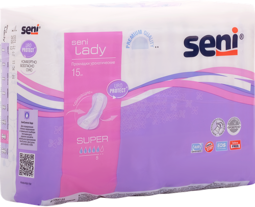 Прокладки урологические SENI Lady Super, 15шт, картинка