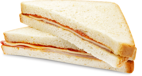 Сэндвич с салями, ветчиной и сыром YORK FRESH, 150г, крупный план