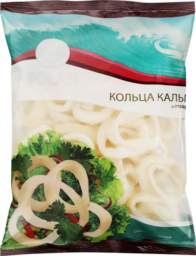 Кальмар замороженный POLAR кольца, 500г, изображение