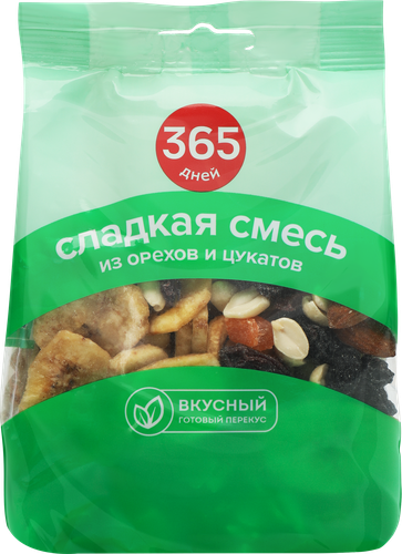 Смесь фруктово-ореховая 365 ДНЕЙ Сладкая, 200г, крупный план