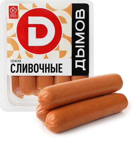 Сосиски ДЫМОВ Сливочные, 464г, фотография