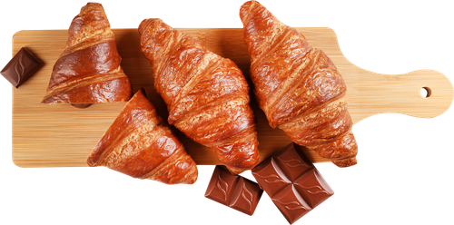 Круассан с шоколадной начинкой ЛЕНТА FRESH, 55г, детальное фото