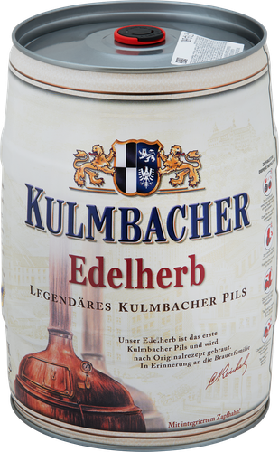 Пиво светлое KULMBACHER Edelherb фильтрованное пастеризованное 4,9%, 5л, фото