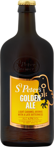 Пиво светлое ST.PETER'S Golden Ale фильтрованное пастеризованное 4,7%, 0.5л, фотография
