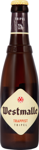 Пиво светлое WESTMALLE Trappist Tripel Бельгийский траппистский эль фильтрованное непастеризованное 9,5%, 0.33л, изображение