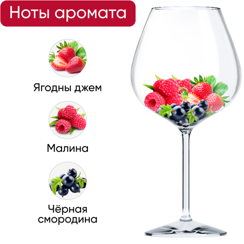 Вино MICKAEL MARILLIER BEAUJOLAIS ординарное сортовое красное сухое, 0.75л, крупный план