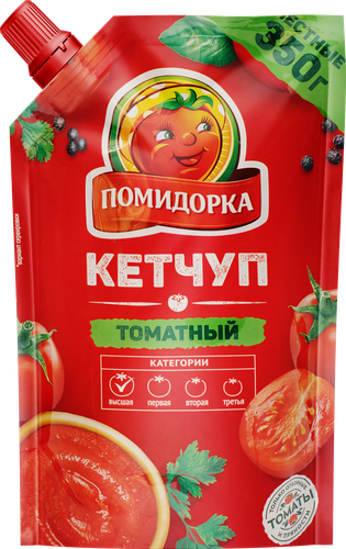 Кетчуп ПОМИДОРКА Томатный, 350г, фото