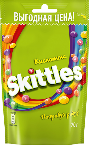 Драже SKITTLES Кисломикс, 70г, фото