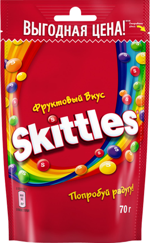 Драже SKITTLES Фрукты, 70г, фотография