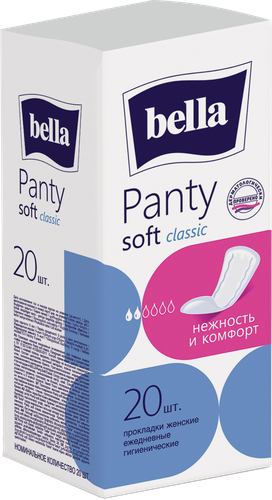 Прокладки ежедневные BELLA Panty Soft classic, 20шт, фотография