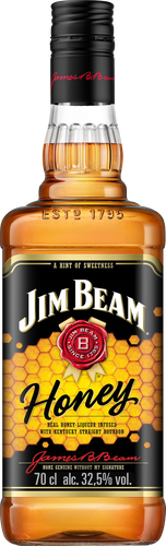 Напиток спиртной JIM BEAM Хани на основе виски 30–32,5%, 0.7л, крупный план