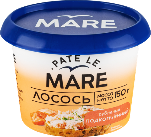 Лосось PATE LE MARE подкопченный рубленый, 150г, вид