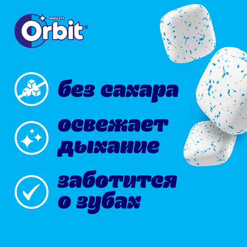 Жевательная резинка ORBIT Refreshers Мята, 16г, детальное фото