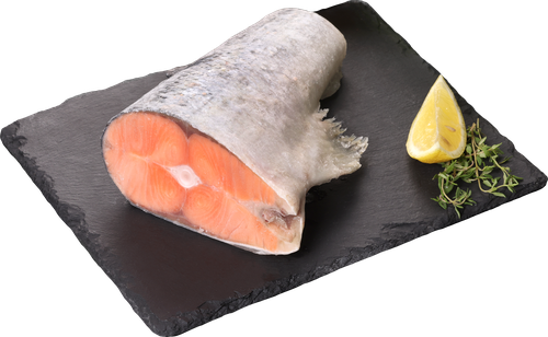 Лосось Атлантический замороженный кусок ЛЕНТА FRESH, весовой, фотография