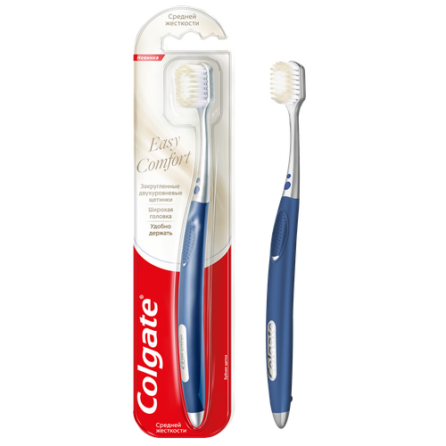 Зубная щетка COLGATE Easy Comfort, средней жесткости, изображение