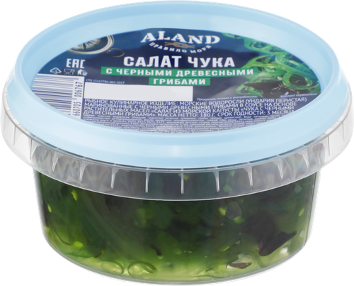 Салат ALAND Чука, с древесными грибами, 180г, детальное фото