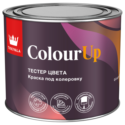Тестер цвета TIKKIVALA ColourUp база A, крупный план