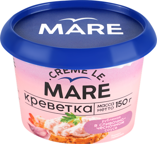 Креветка MARE рубленая, в сливочно-чесночном соусе, 150г, фото