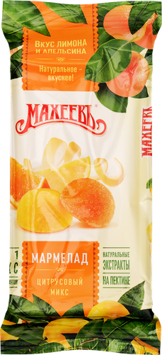 Мармелад МАХЕЕВЪ Цитрусовый микс, 250г, фото