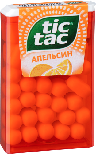 Драже TIC-TAC Апельсин, 16г, вид