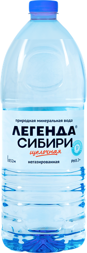 Вода ЛЕГЕНДА СИБИРИ природная щелочная негазированная, 3л, фотография