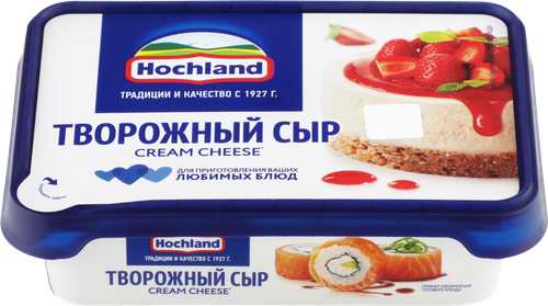 Сыр творожный HOCHLAND Для кулинарии: для горячих и холодных блюд 65%, без змж, 180г, вид