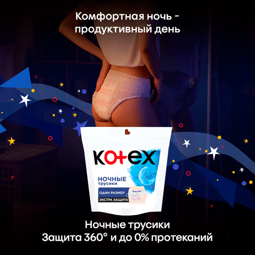 Трусики ночные KOTEX, 2шт, фотография