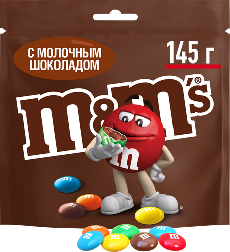 Драже M&M'S Шоколад, 145г, изображение