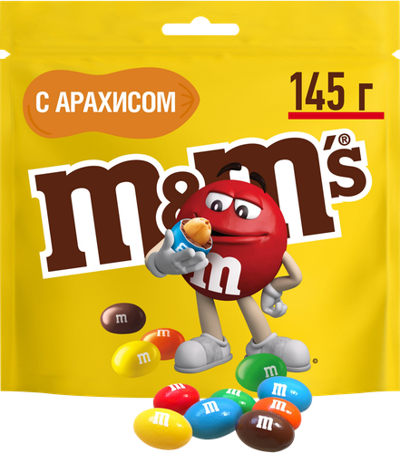 Драже M&M'S Арахис, 145г, картинка