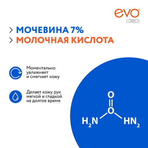 Крем для рук EVO с мочевиной 7%, для очень сухой кожи, 100мл, вид