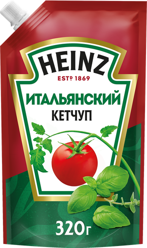 Кетчуп HEINZ Итальянский, 320г, изображение