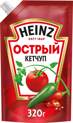 Кетчуп HEINZ Острый, 320г, картинка