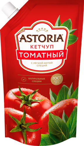 Кетчуп АСТОРИЯ Томатный, 330г, крупный план