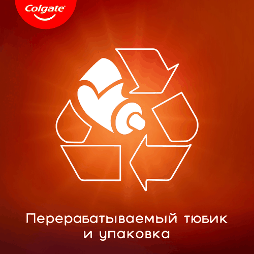 Зубная паста COLGATE отбеливающая для ценителей чая, кофе и табака с натуральными маслами мяты, 75мл, фотография