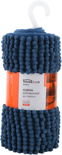 Коврик для ванной HOMECLUB Aquamarine 50х80см, шенилл, в ассортименте Арт. GM003-4, фото