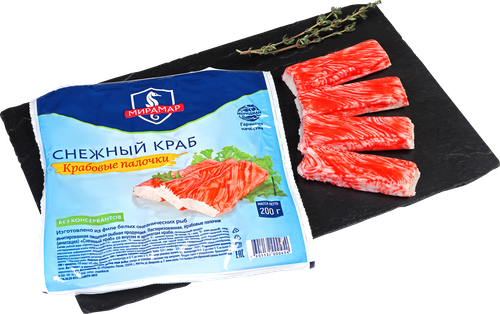 Крабовые палочки МИРАМАР Снежный краб, 200г, картинка
