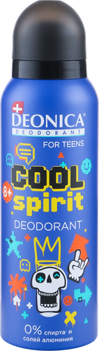 Дезодорант-спрей подростковый DEONICA For teens Cool Spirit, 125мл, фотография