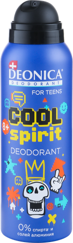 Дезодорант-спрей подростковый DEONICA For teens Cool Spirit, 125мл, фото