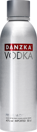 Водка DANZKA Vodka 40%, 0.5л