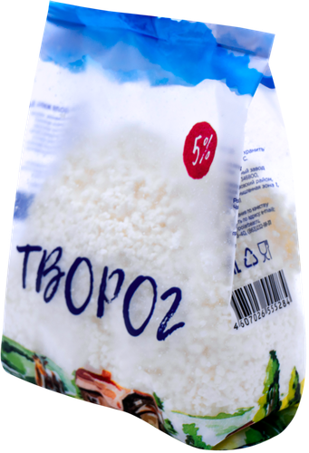 Творог АРКТИКА 5%, без змж, 500г, крупный план