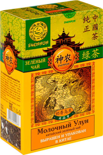 Чай зеленый SHENNUN Молочный Улун китайский, листовой, 100г, картинка