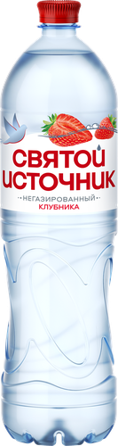 Вода СВЯТОЙ ИСТОЧНИК со вкусом клубники, негазированная, 1.5л, фото