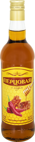 Настойка ПЕРЦОВАЯ Горькая с медом 35%, 0.5л