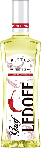 Настойка GRAF LEDOFF Перец горькая 35%, 0.5л