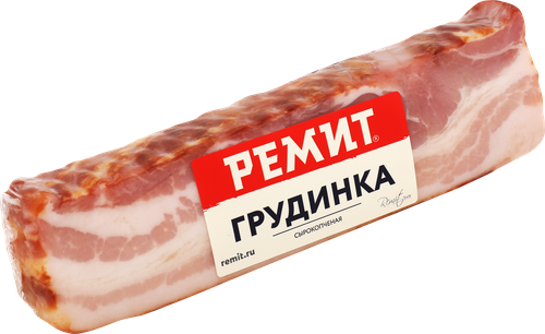 Грудинка сырокопченая РЕМИТ, 300г, вид